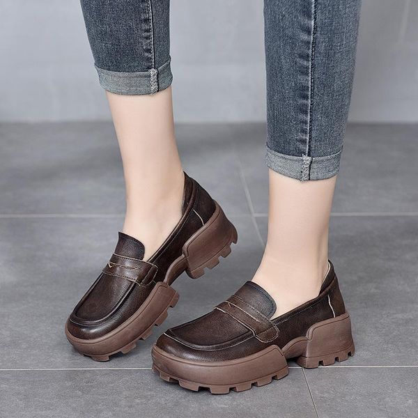 dress shoes birkuir original genuine leather platform loafers square toe handmade 2021 autumn slip on leisure concise ladies, Black
dress shoes birkuir original genuine leather platform loafers square toe handmade 2021 autumn slip on leisure concise ladies, Black