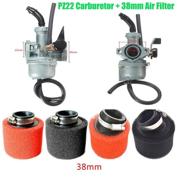 engine pz22 carburetor + 38mm air filter universal for horizontal off-road motorcycle atv 125cc-160cc go-kart dirt bike fuel system
engine pz22 carburetor + 38mm air filter universal for horizontal off-road motorcycle atv 125cc-160cc go-kart dirt bike fuel system