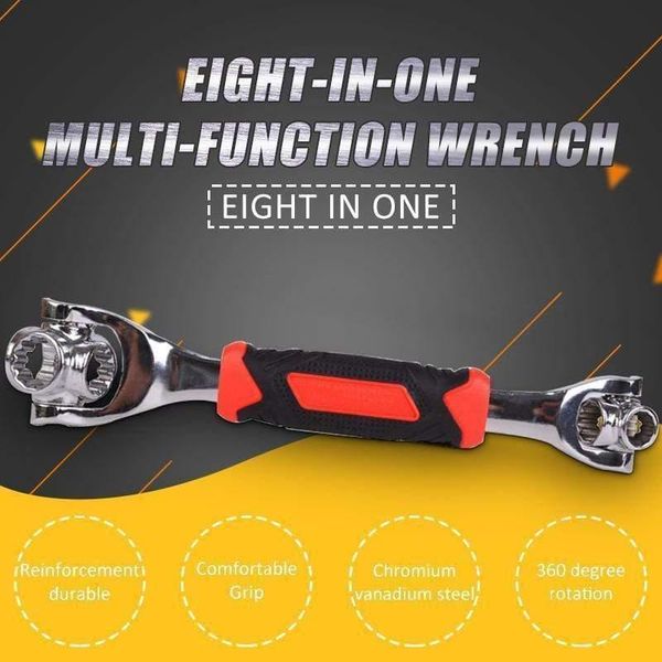hand tools 8 in 1 multi functional wrench rotary head outer six angle sleeve universal set
hand tools 8 in 1 multi functional wrench rotary head outer six angle sleeve universal set