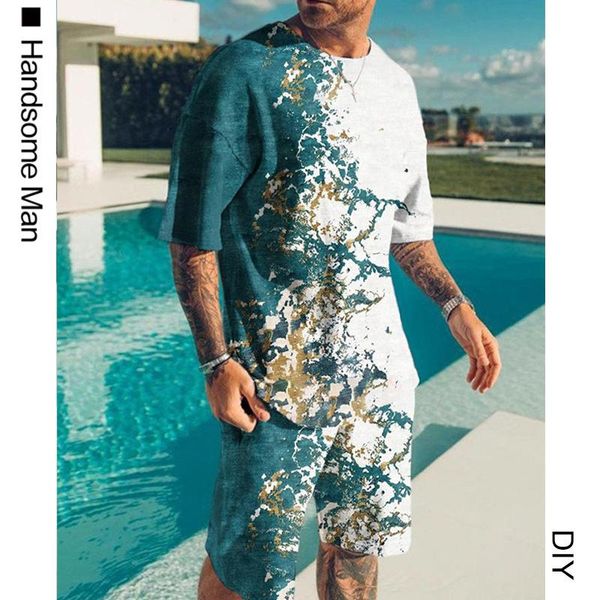 men's tracksuits fahion men of 3d t shirt set printing trend exquisite patterns clothing dominate outdoor leisure short shorts 2 piece, Gray
men's tracksuits fahion men of 3d t shirt set printing trend exquisite patterns clothing dominate outdoor leisure short shorts 2 piece, Gray