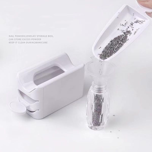 nail art kits 1 set white double layer french powder box recycled storage portable infiltration container tool
nail art kits 1 set white double layer french powder box recycled storage portable infiltration container tool