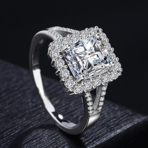 cluster rings women's large cubic zircon ring sterling silver 10mm main stone wedding for women jewelry bague femme, Golden;silver
cluster rings women's large cubic zircon ring sterling silver 10mm main stone wedding for women jewelry bague femme, Golden;silver