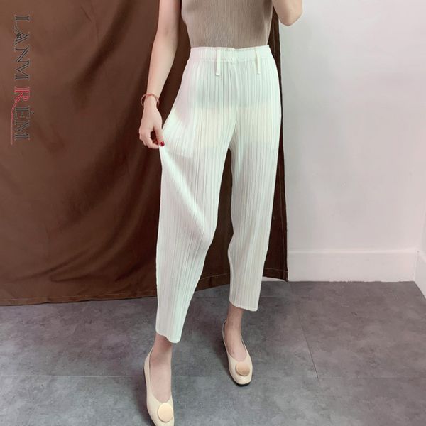 pants pleated casual small leg harem elastic waist temperament women fashion summer 2h256 210507, Black;white
pants pleated casual small leg harem elastic waist temperament women fashion summer 2h256 210507, Black;white