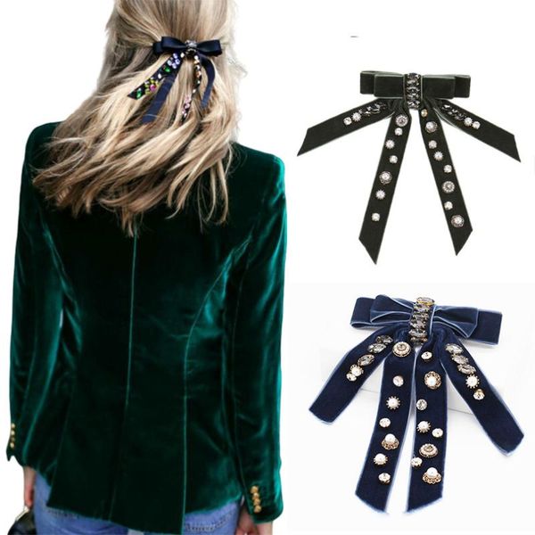 hair accessories vintage solid velvet ribbon hairpins bow with crystal rhinestone jewelry clip handmade hairgrips headpiece
hair accessories vintage solid velvet ribbon hairpins bow with crystal rhinestone jewelry clip handmade hairgrips headpiece