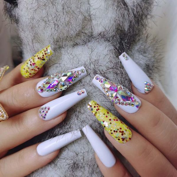 false nails 24pcs design luxury jewelry long ballet coffin fake crystal diamond high-end white, Red;gold
false nails 24pcs design luxury jewelry long ballet coffin fake crystal diamond high-end white, Red;gold