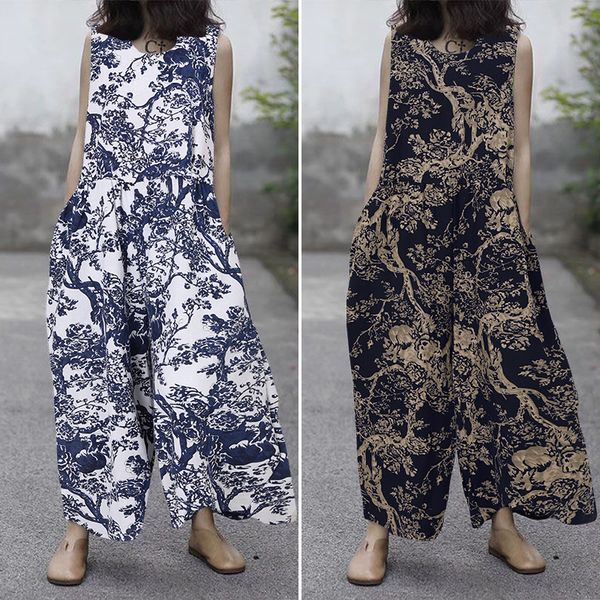 zanzea wide leg jumpsuit women sleeveless plaid summer overalls vintage check pants pleated pantalon plus size playsuits rompers, Black;white
zanzea wide leg jumpsuit women sleeveless plaid summer overalls vintage check pants pleated pantalon plus size playsuits rompers, Black;white