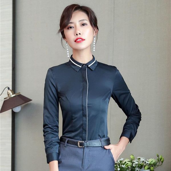 styles fall autumn long sleeve blouses & shirts female uniforms blouse ladies work wear clothes women's, White
styles fall autumn long sleeve blouses & shirts female uniforms blouse ladies work wear clothes women's, White