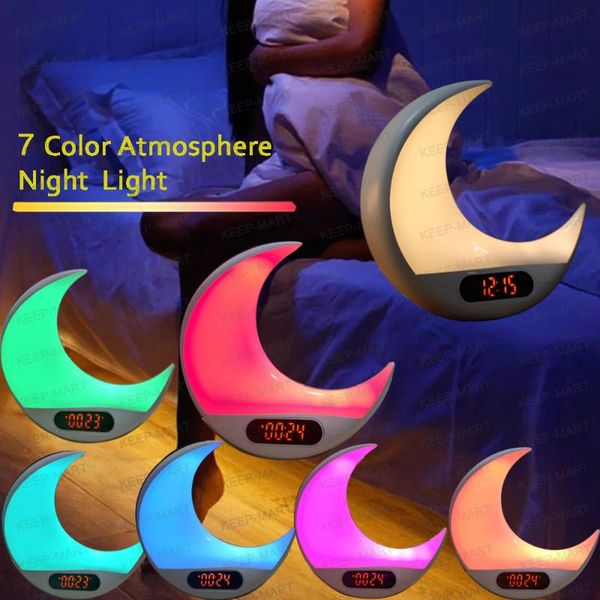 moon digital alarm clock wake up light led lamp electronic desk simulating sunrise/sunset colorful with fm radio & table clocks
moon digital alarm clock wake up light led lamp electronic desk simulating sunrise/sunset colorful with fm radio & table clocks