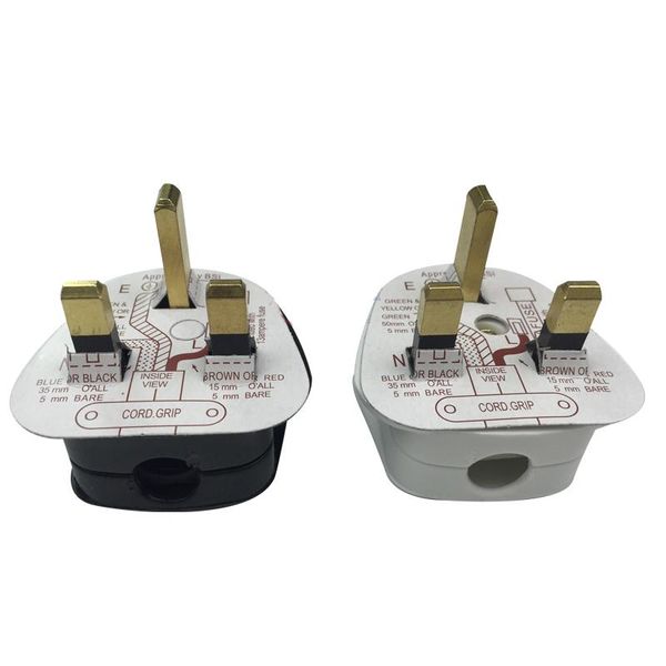 smart power plugs 5pcs grounded 250v uk 13a mains plug 3 pin fused adaptor cable connector wire converter
smart power plugs 5pcs grounded 250v uk 13a mains plug 3 pin fused adaptor cable connector wire converter