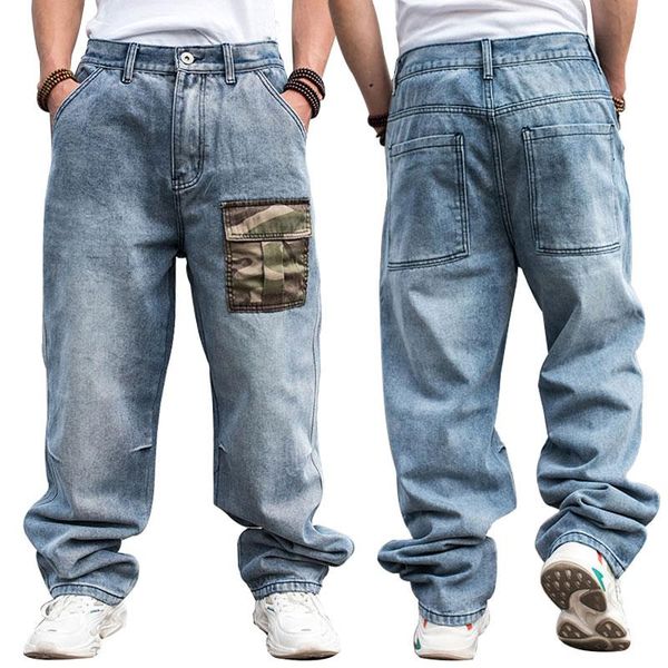 spring loose jeans men denim pants baggy straight camouflage pocket hip hop skateboard light blue wide leg trousers large size men's
spring loose jeans men denim pants baggy straight camouflage pocket hip hop skateboard light blue wide leg trousers large size men's