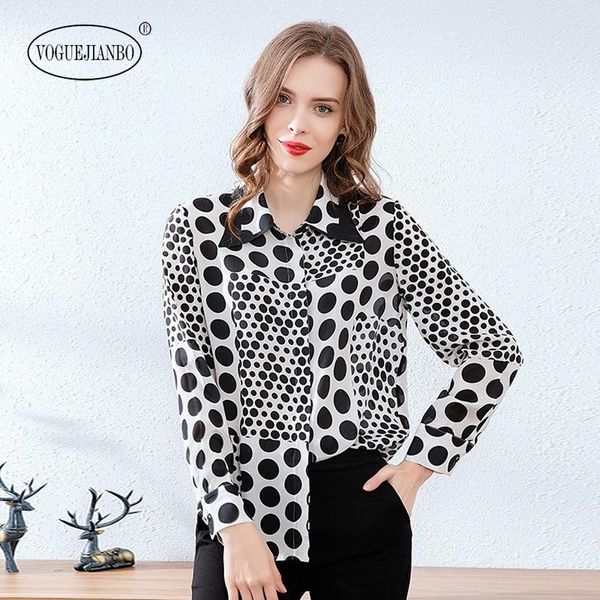 women's blouses & shirts 2021spring wave long sleeve silk shirt female 100% fashion stitching contrast ropa mujer blouse bluzka damska, White
women's blouses & shirts 2021spring wave long sleeve silk shirt female 100% fashion stitching contrast ropa mujer blouse bluzka damska, White