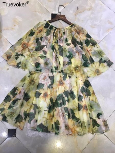casual dresses truevoker european runway fashion sicily resort dress women cloak sleeve yellow floral print female chiffon festa vestido, Black;gray
casual dresses truevoker european runway fashion sicily resort dress women cloak sleeve yellow floral print female chiffon festa vestido, Black;gray