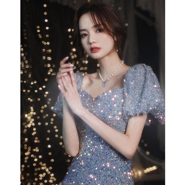 ethnic clothing slim long evening dress temperament formal party elegant hostess bling sequins prom fairy banquet, Red
ethnic clothing slim long evening dress temperament formal party elegant hostess bling sequins prom fairy banquet, Red