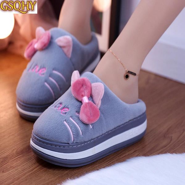 women's cute warm fur winter slippers slipper woman shoes ladies indoor thick heels plush platform soft comfort, Black
women's cute warm fur winter slippers slipper woman shoes ladies indoor thick heels plush platform soft comfort, Black