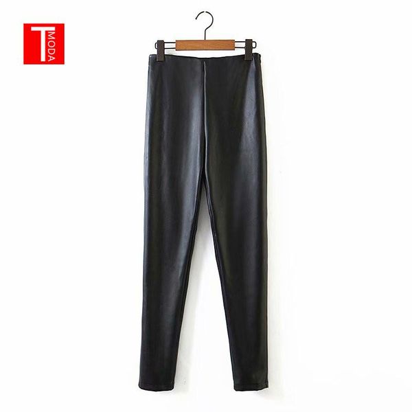 women's pants & capris tmoda191 women chic fashion pu faux leather skinny vintage high waist side zipper stretchy slim female ankle tro, Black;white
women's pants & capris tmoda191 women chic fashion pu faux leather skinny vintage high waist side zipper stretchy slim female ankle tro, Black;white