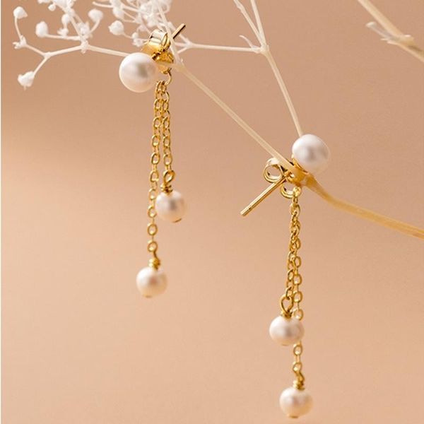 dangle & chandelier graceful simple 925 sterling silver natural freshwater baroque pearl tassel chain earrings for women fashion korean s925
dangle & chandelier graceful simple 925 sterling silver natural freshwater baroque pearl tassel chain earrings for women fashion korean s925