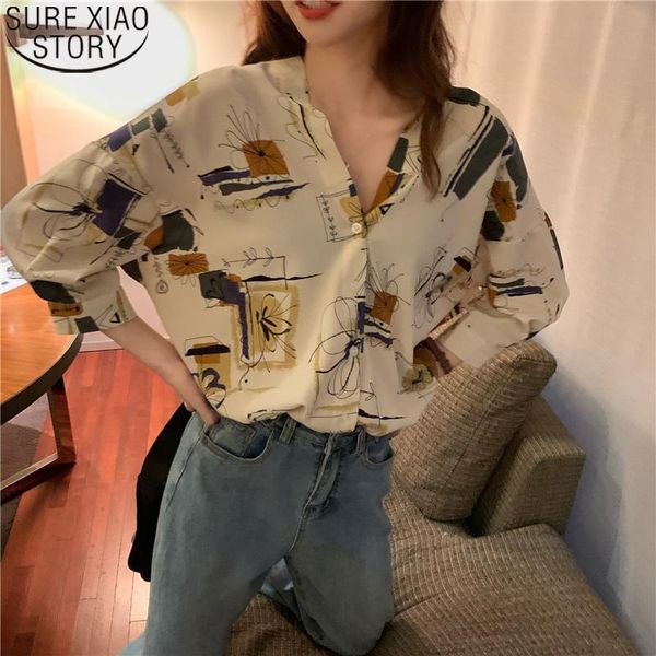 fashion print shirts women v-neck short sleeve blouse korean loose japanese casual clothes ladies 10198 women's blouses &, White
fashion print shirts women v-neck short sleeve blouse korean loose japanese casual clothes ladies 10198 women's blouses &, White