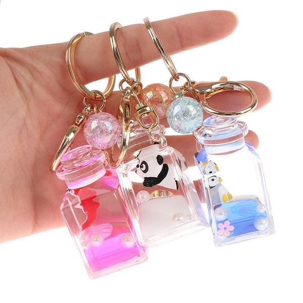 keychains 1 pcs cute creative quicksand bottle key chains moving liquid chain bag keyring for women pendant, Silver
keychains 1 pcs cute creative quicksand bottle key chains moving liquid chain bag keyring for women pendant, Silver