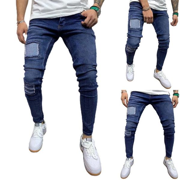 men's jeans blue slim fit mens skinny denim long pants distressed stretchy casual bottoms ripped trousers
men's jeans blue slim fit mens skinny denim long pants distressed stretchy casual bottoms ripped trousers