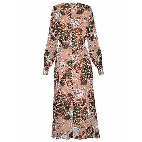dress seqinyy vintage 2021 spring fashion design feminine sleeve long flowers impression midi crystal ed track, Black;gray
dress seqinyy vintage 2021 spring fashion design feminine sleeve long flowers impression midi crystal ed track, Black;gray