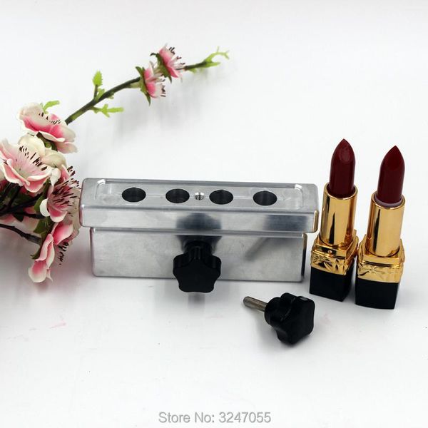 storage bottles & jars 1set/lot 12.1mm 4holes empty aluminum lipstick mold, 4c cavities convenitent lip rouge beauty tool
storage bottles & jars 1set/lot 12.1mm 4holes empty aluminum lipstick mold, 4c cavities convenitent lip rouge beauty tool
