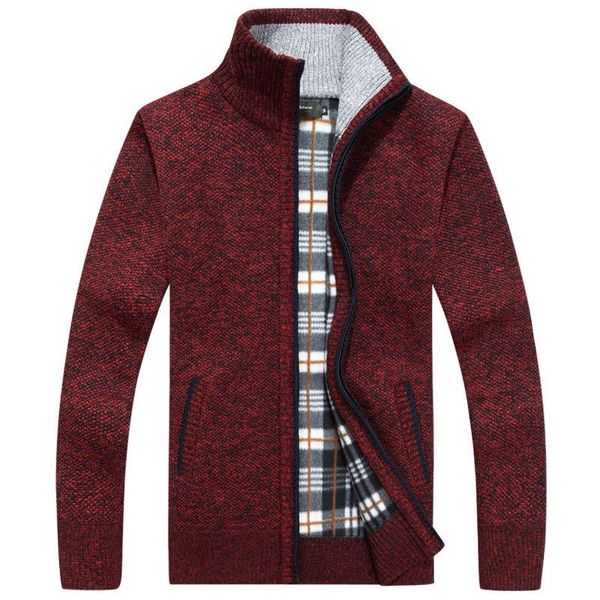 men's jackets jacket men 2021 slim fit autumn winter warm stand collar sweater coat casual jaqueta masculino male cardigan outerwear, Black;brown
men's jackets jacket men 2021 slim fit autumn winter warm stand collar sweater coat casual jaqueta masculino male cardigan outerwear, Black;brown