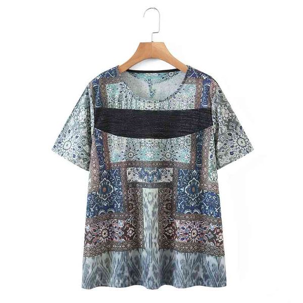 casual vintage floral blouse summer short sleeve loose o neck shirts women street style 210525, White
casual vintage floral blouse summer short sleeve loose o neck shirts women street style 210525, White