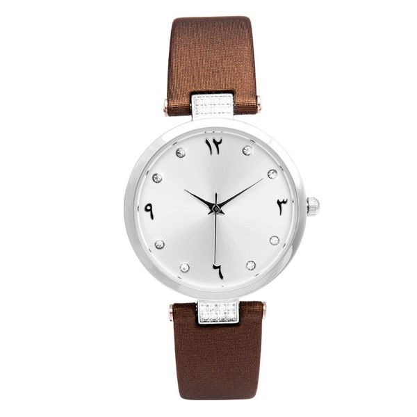 wristwatches germany design montre arabe watches women. arabic dial face watch, Slivery;brown
wristwatches germany design montre arabe watches women. arabic dial face watch, Slivery;brown