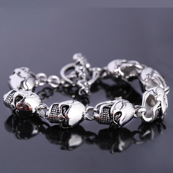 link, chain stainless steel jewelry bracelets personality fashion titanium mens bracelet, Black
link, chain stainless steel jewelry bracelets personality fashion titanium mens bracelet, Black