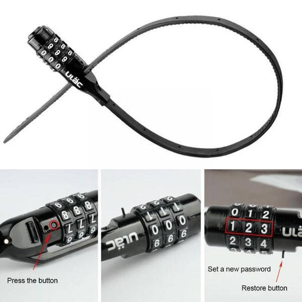 bike locks convenient cable tie lock multi stable cycling road for mtb password helmet bicycle h1l1
bike locks convenient cable tie lock multi stable cycling road for mtb password helmet bicycle h1l1