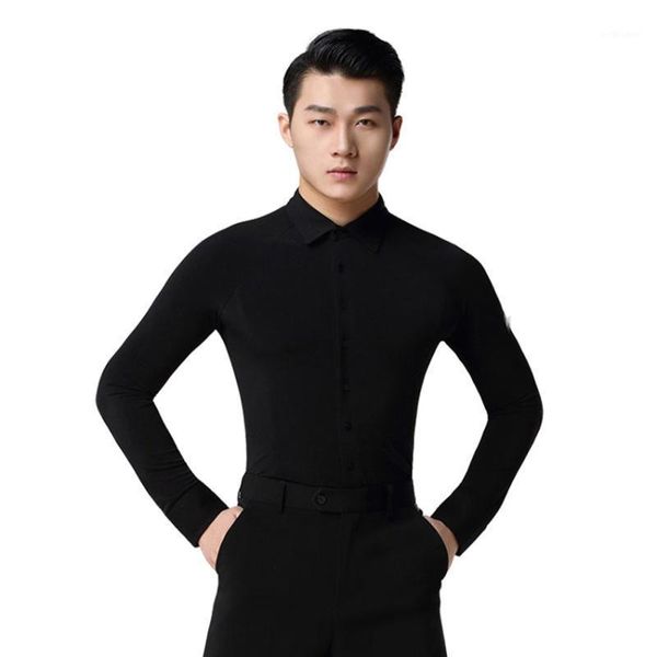 men's ballroom dance shirt standard social latin waltz clothes wear practise long sleeve casual shirts, White;black
men's ballroom dance shirt standard social latin waltz clothes wear practise long sleeve casual shirts, White;black