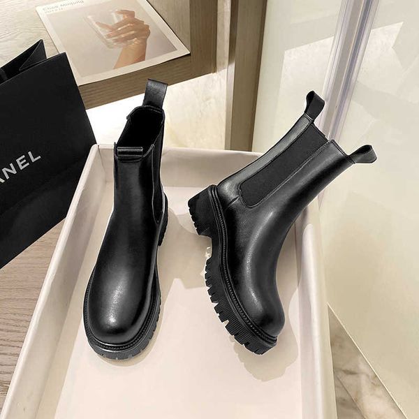 martin women's plush 2021 new short british style thick soled autumn and winter single chelsea chimney boots, Black
martin women's plush 2021 new short british style thick soled autumn and winter single chelsea chimney boots, Black