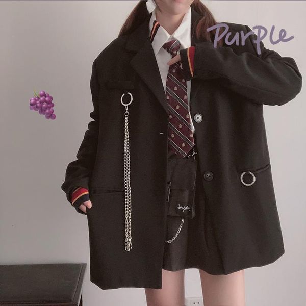 women's jackets japanese women autumn winter jk uniform business suit jakcet teen girls student harajuku chain wild coat preppy st, Black;brown
women's jackets japanese women autumn winter jk uniform business suit jakcet teen girls student harajuku chain wild coat preppy st, Black;brown