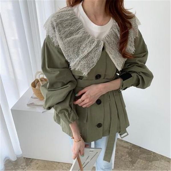 women's jackets autumn arrivals lace up high waist sashes single breasted with belt winter tooling coat 2021 coats, Black;brown
women's jackets autumn arrivals lace up high waist sashes single breasted with belt winter tooling coat 2021 coats, Black;brown