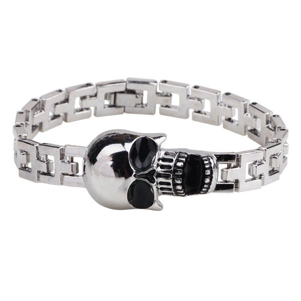 korean version of hanfeng skull jewelry watch buckle oil dripping bracelet ti-tanium steel bracelet, Golden;silver
korean version of hanfeng skull jewelry watch buckle oil dripping bracelet ti-tanium steel bracelet, Golden;silver