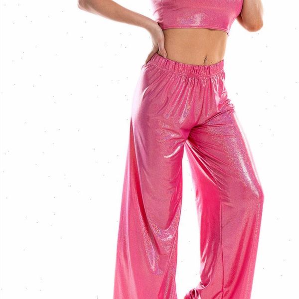 summer shiny wide leg womens pants elastic waist loose casual metallic trousers femme long straight streetwear, Black;white
summer shiny wide leg womens pants elastic waist loose casual metallic trousers femme long straight streetwear, Black;white