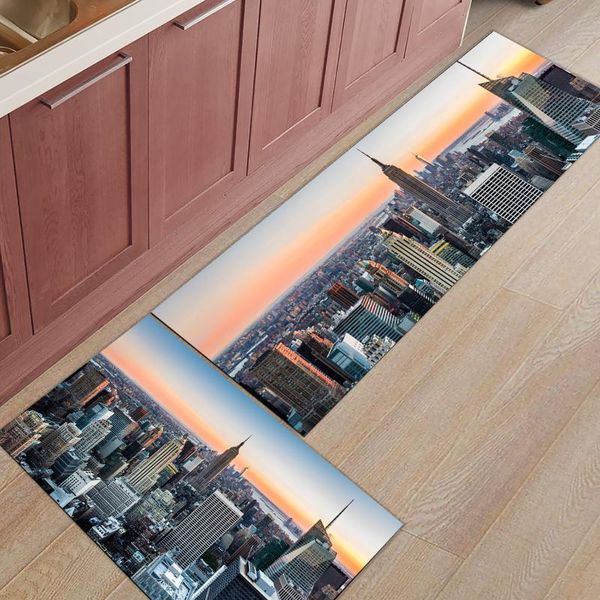 city landscape kitchen rug home entrance doormat bedroom floor decor carpet bathroom anti-slip carpets
city landscape kitchen rug home entrance doormat bedroom floor decor carpet bathroom anti-slip carpets
