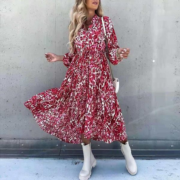 casual dresses autumn elegant v neck long shirt dress sleeve lace-up women party floral print loose boho beach, Black;gray
casual dresses autumn elegant v neck long shirt dress sleeve lace-up women party floral print loose boho beach, Black;gray