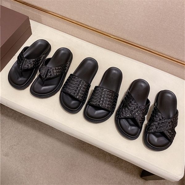official website 70% off outlet summer new braided cowhide fashion casual wear beach tide men's soft bottom sandals flip flop factory s, Black
official website 70% off outlet summer new braided cowhide fashion casual wear beach tide men's soft bottom sandals flip flop factory s, Black
