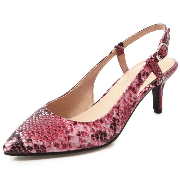 fanyuan plus size 34-48 ladies thin high heels sandals fashion snake veins prints women party shoes woman, Black
fanyuan plus size 34-48 ladies thin high heels sandals fashion snake veins prints women party shoes woman, Black