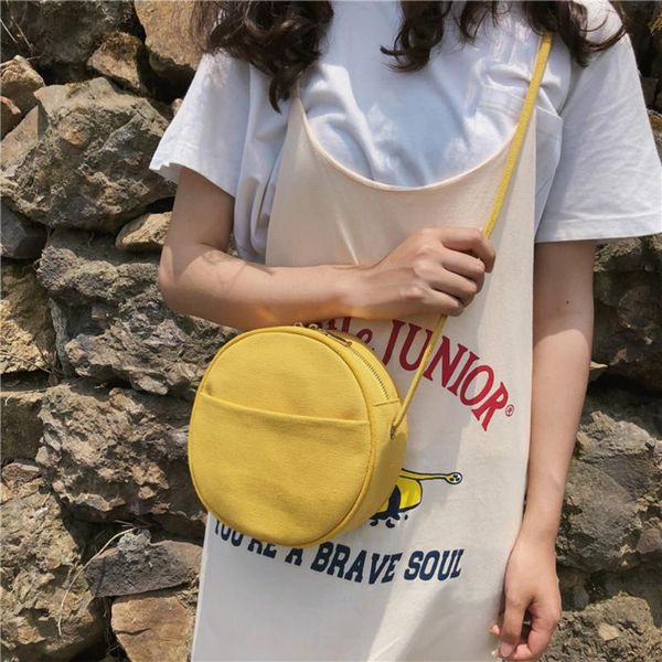 simple round shoulder bag canvas crossbody for women zipper messenger bags handbags waist
simple round shoulder bag canvas crossbody for women zipper messenger bags handbags waist