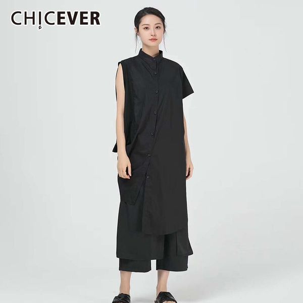 women's vests chicever summer vest for women o neck sleeveless casual korean large size chic style female 2021 fashion tide, Black;white
women's vests chicever summer vest for women o neck sleeveless casual korean large size chic style female 2021 fashion tide, Black;white