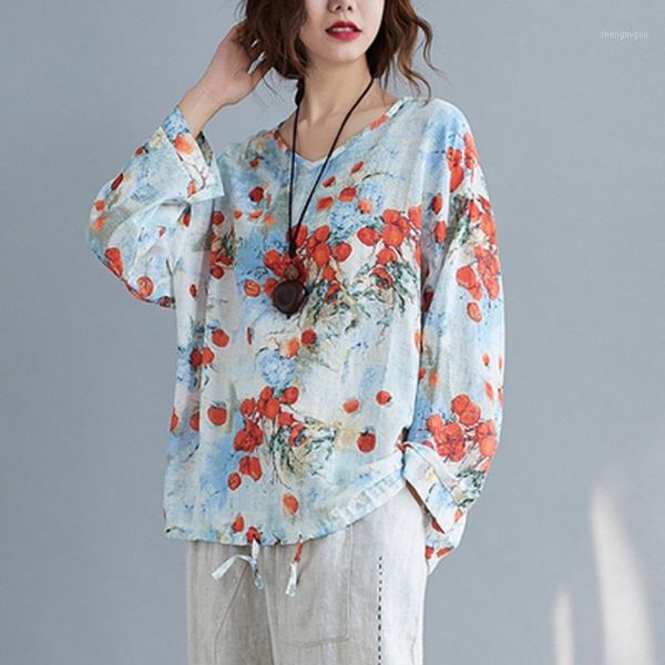 arrival autumn arts style women long sleeve v-neck cotton linen shirt all-matched print blouse a325 women's blouses & shirts, White
arrival autumn arts style women long sleeve v-neck cotton linen shirt all-matched print blouse a325 women's blouses & shirts, White