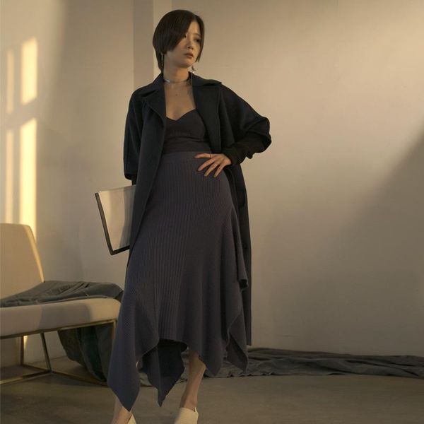 skirts original independent designer suit-dress iliad winter irregular skirt elastic force knitting long fund half-body, Black
skirts original independent designer suit-dress iliad winter irregular skirt elastic force knitting long fund half-body, Black