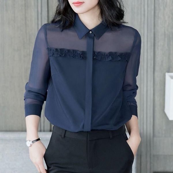 women's blouses & shirts 2021 fashion women chiffon long sleeve ruffles work wear elegant lady casual blusas plus size 4xl a32, White
women's blouses & shirts 2021 fashion women chiffon long sleeve ruffles work wear elegant lady casual blusas plus size 4xl a32, White
