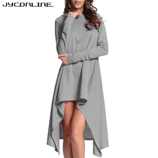 casual dresses jyconline 2021 autumn long sleeve irregular dress women loose hooded plus size female vestido robe s-4xl, Black;gray
casual dresses jyconline 2021 autumn long sleeve irregular dress women loose hooded plus size female vestido robe s-4xl, Black;gray