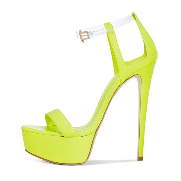 dress shoes summer style large size pvc ankle buckle solid color pu stiletto platform sandals banquet all-match women's, Black
dress shoes summer style large size pvc ankle buckle solid color pu stiletto platform sandals banquet all-match women's, Black