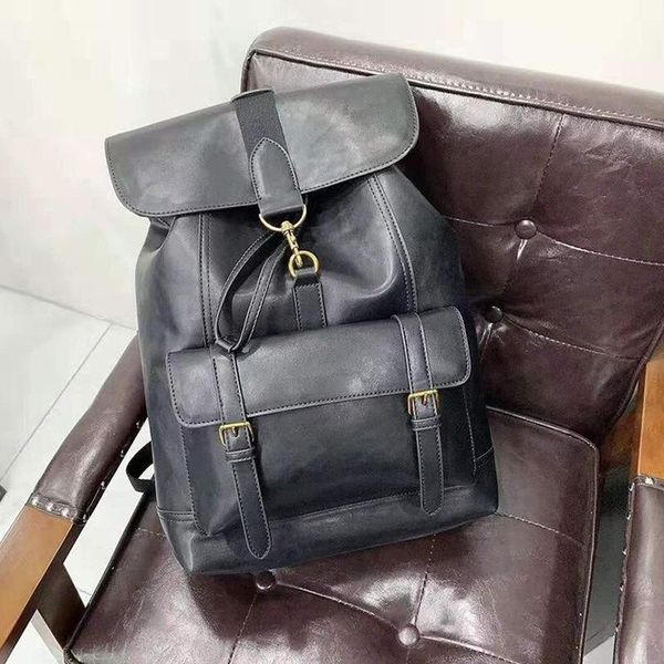 backpack quality pu men's winter retro style soft leather leisure car stitch pure color large capacity school bag
backpack quality pu men's winter retro style soft leather leisure car stitch pure color large capacity school bag