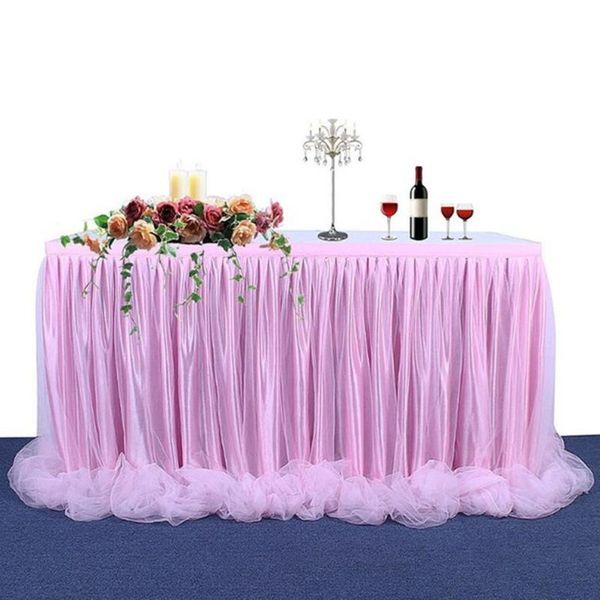table cloth 3 colors handmade tulle tutu skirt tableware for party wedding banquet home decoration skirting
table cloth 3 colors handmade tulle tutu skirt tableware for party wedding banquet home decoration skirting