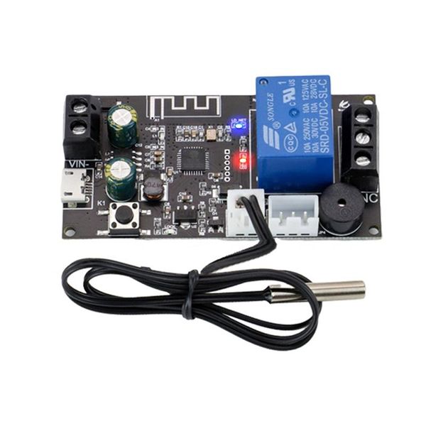 smart home control xy-wft1 wifi remote thermostat module temperature controller refrigeration and heating high low alarm
smart home control xy-wft1 wifi remote thermostat module temperature controller refrigeration and heating high low alarm